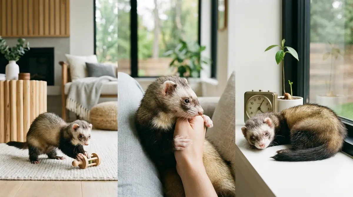 ハイブリッドフェレットの性格・寿命・大きさ