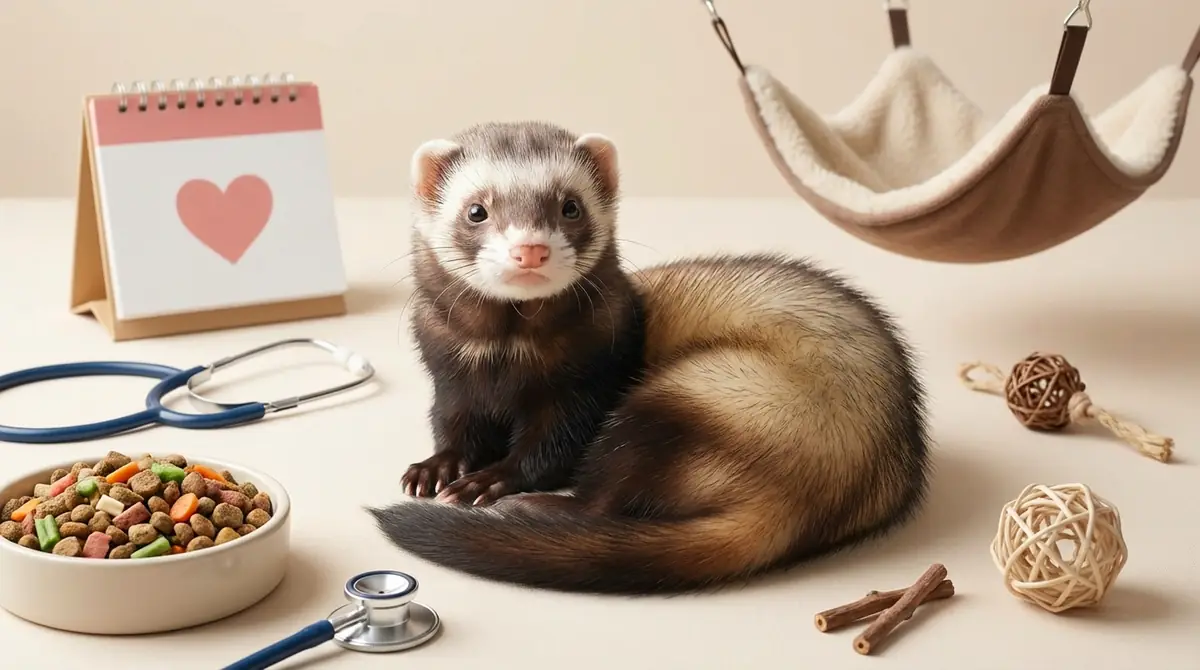 フェレットの寿命を左右する5つの要因