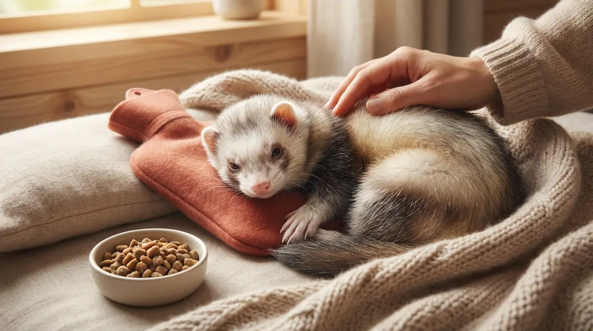 高齢フェレットの老化サインとシニア期のケア方法