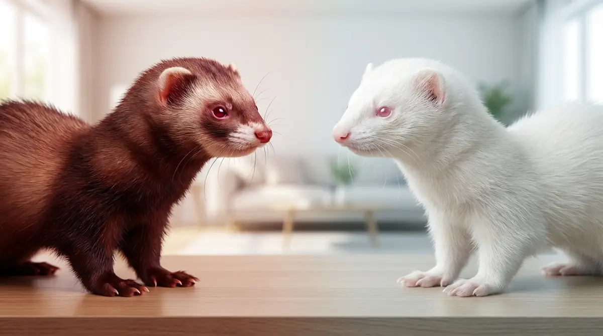 ルビーフェレットとアルビノの違い｜見分け方を解説