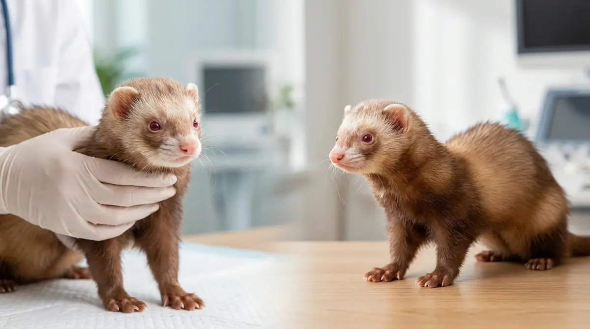 ルビーフェレットは病気になりやすい？健康管理の真実