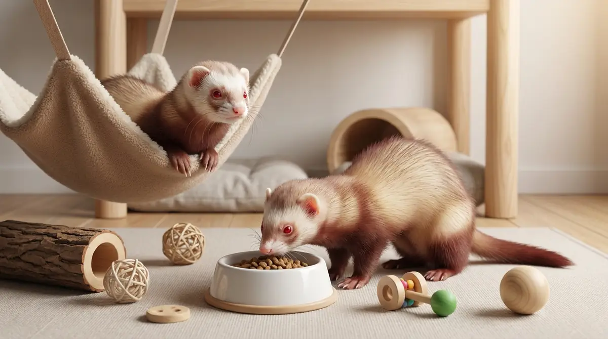 ルビーフェレットを飼う前に知っておくべき注意点