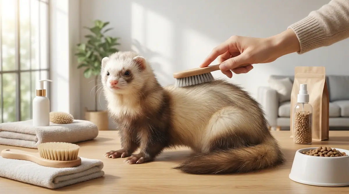 アンゴラフェレットの飼い方｜長毛種ならではのケア方法