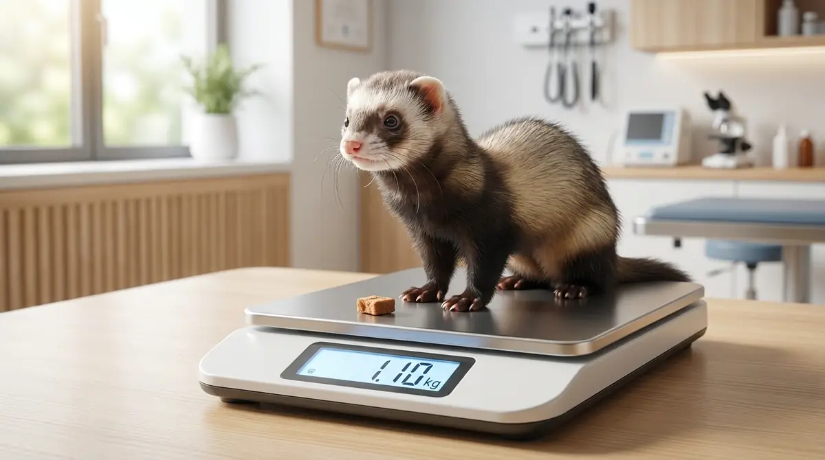フェレットの体重を正しく測る方法