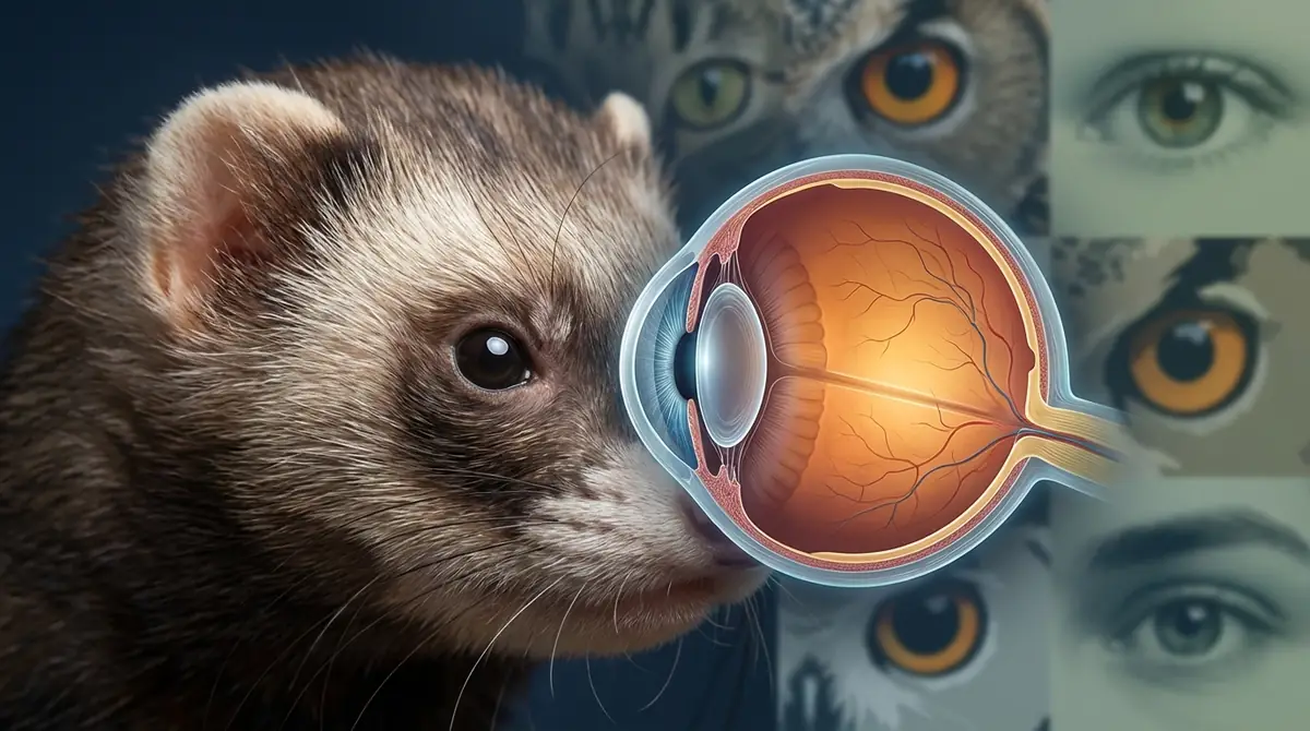 フェレットの目の構造と特徴｜他の動物との違い