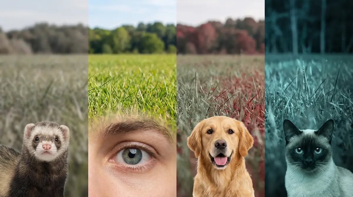 フェレットの視力はどのくらい？人間・犬・猫と徹底比較