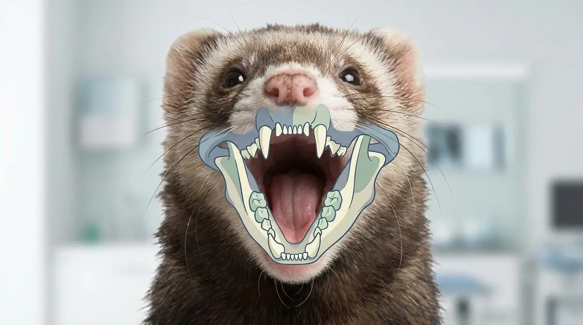 フェレットの歯の基礎知識｜本数・構造・特徴を図解で解説