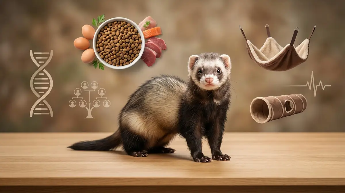 フェレットの大きさに影響する3つの要因