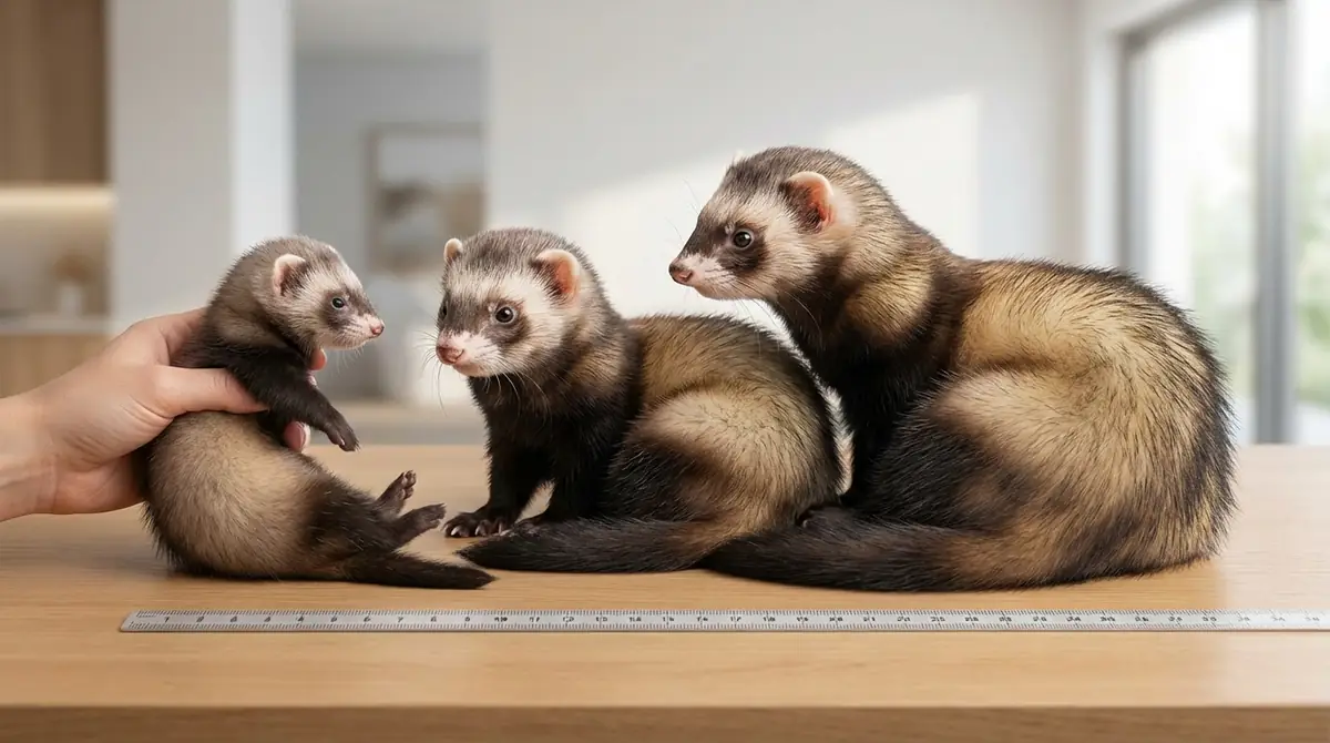フェレットの大きさに関するよくある質問