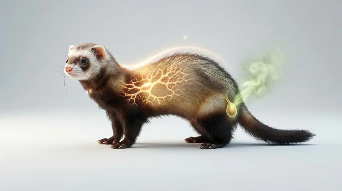 フェレットが臭い2つの原因|臭腺と皮脂腺の違い