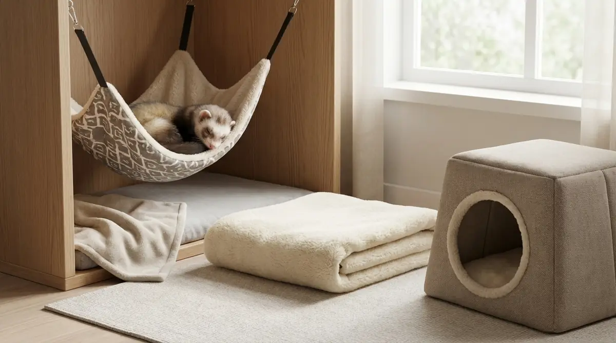 フェレットの寝床グッズを選ぶ3つのポイント