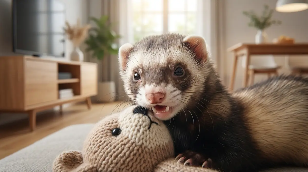 フェレットが噛む7つの理由と見分け方