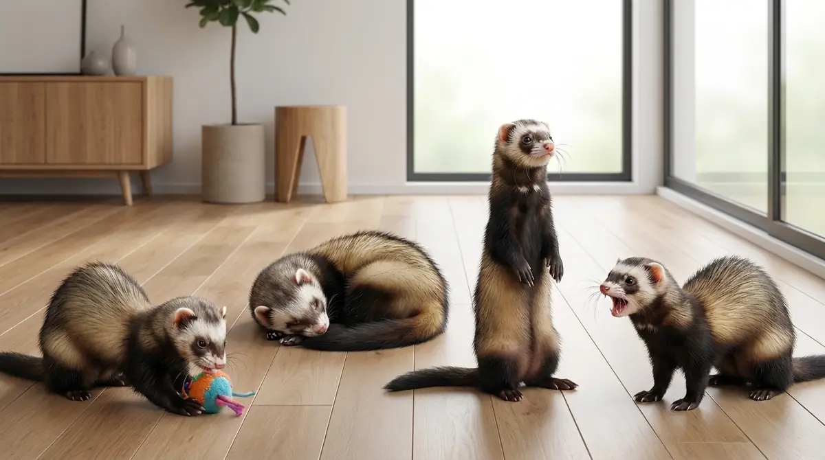 【早見表】フェレットの主要ボディランゲージ一覧