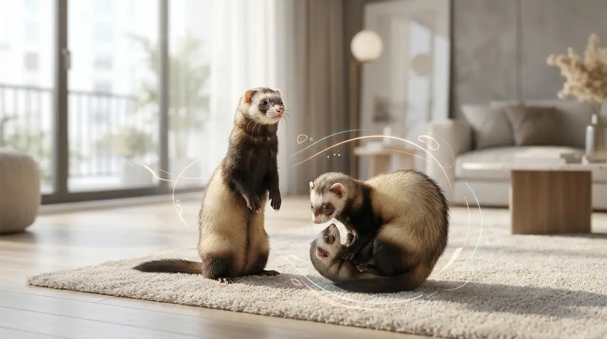 フェレットのボディランゲージとは?基本の仕組みを理解しよう