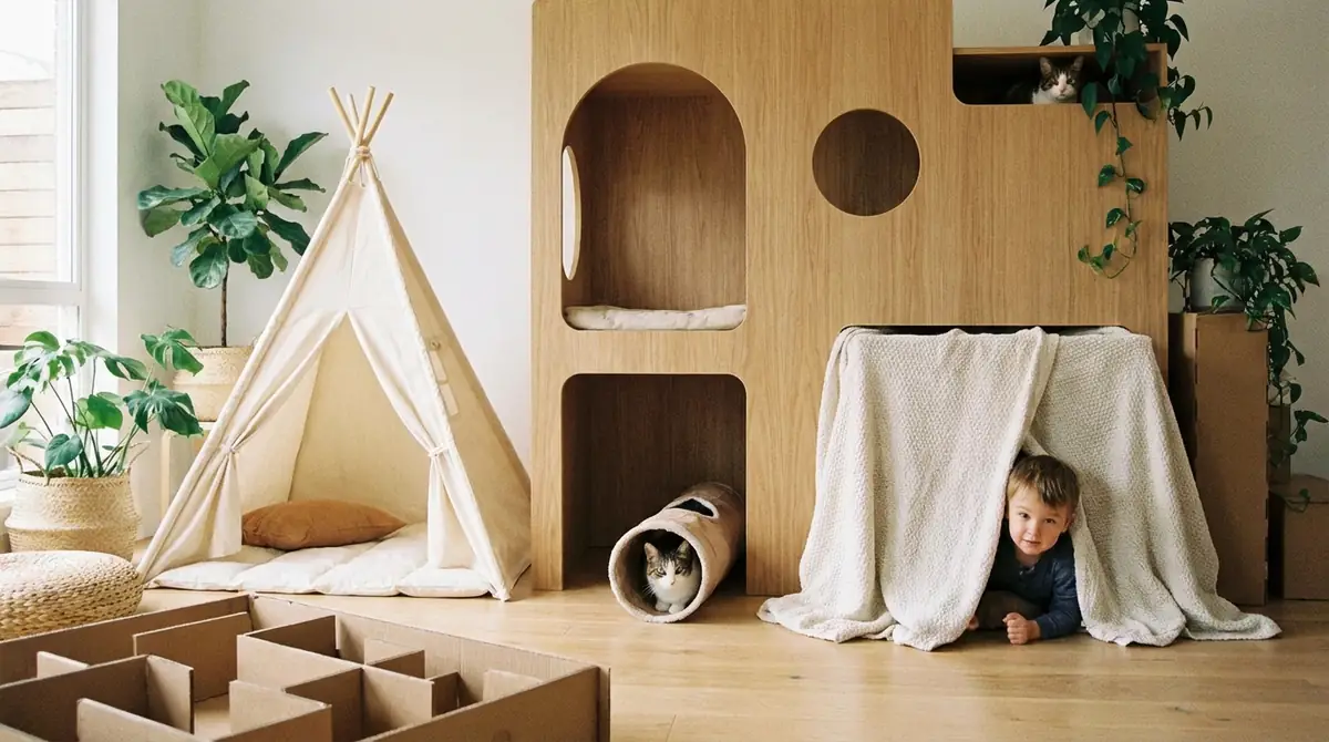 隠す習性を活かした遊び・環境づくりのアイデア