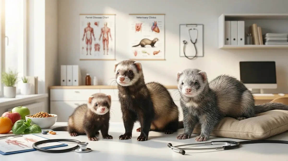 【年齢別】フェレットの病気リスクと健康管理