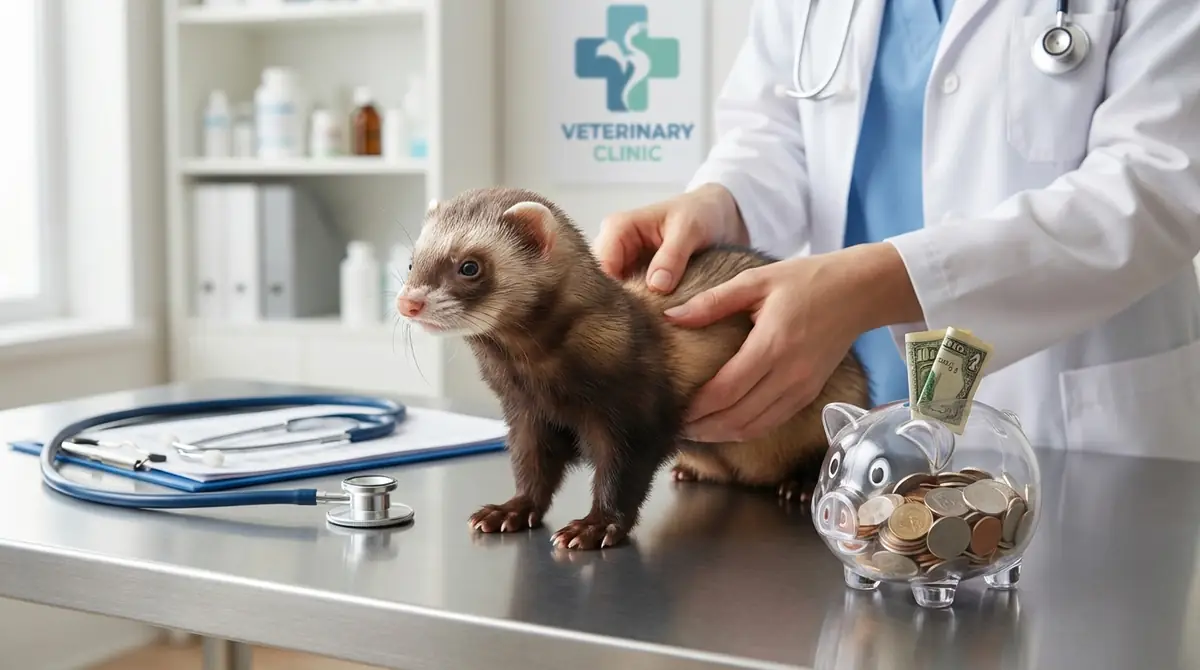 フェレットの病気にかかる治療費の目安