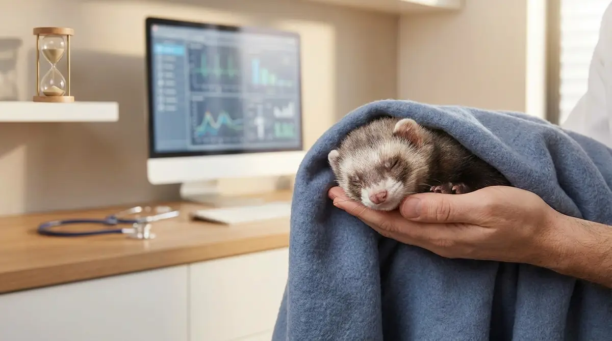 フェレットのインスリノーマは治る？余命と現実的な向き合い方