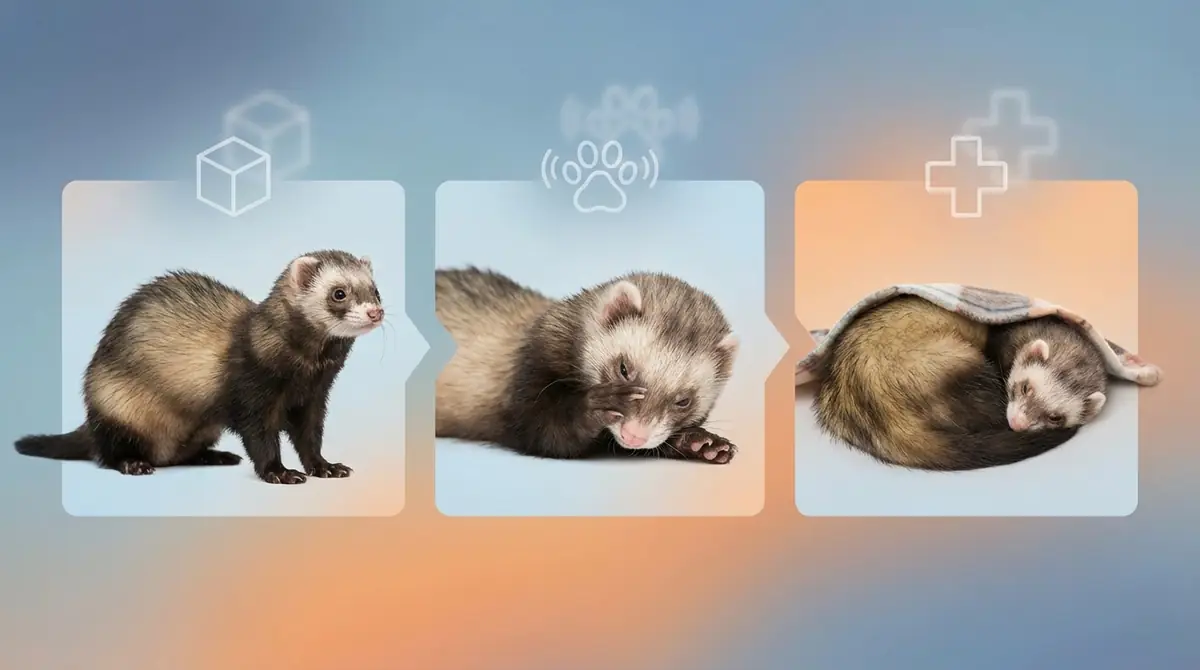 フェレットのインスリノーマ症状を段階別にチェック