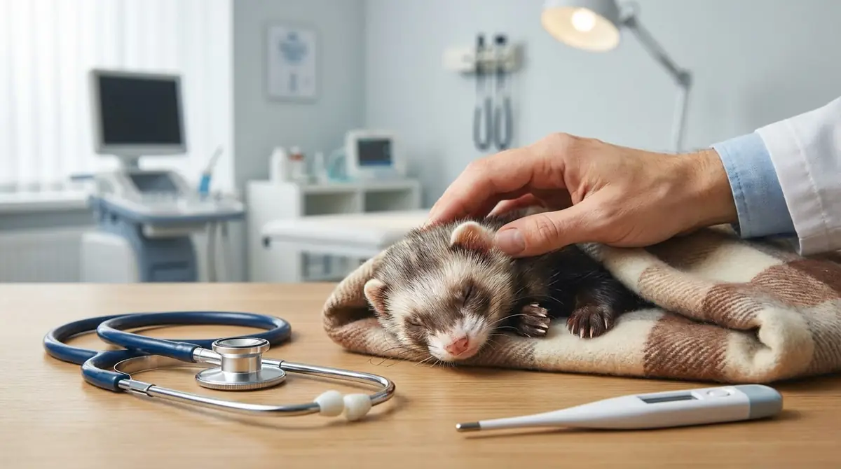 フェレットの風邪で病院に行くタイミングと判断基準