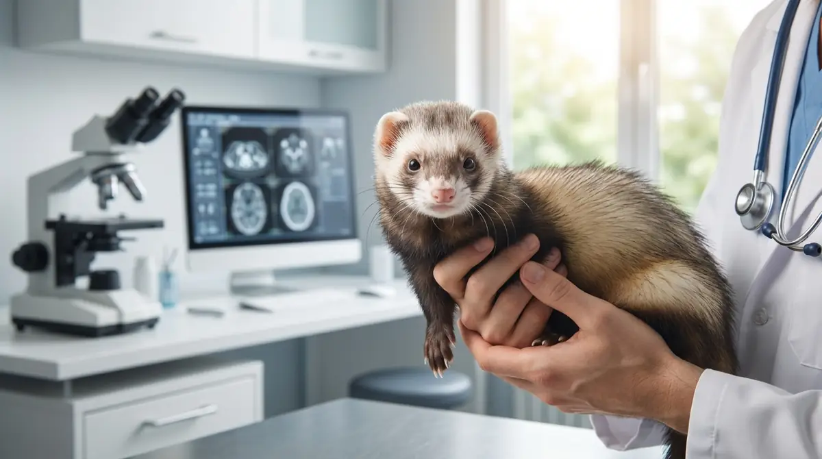 フェレットの副腎腫瘍に強い病院の選び方