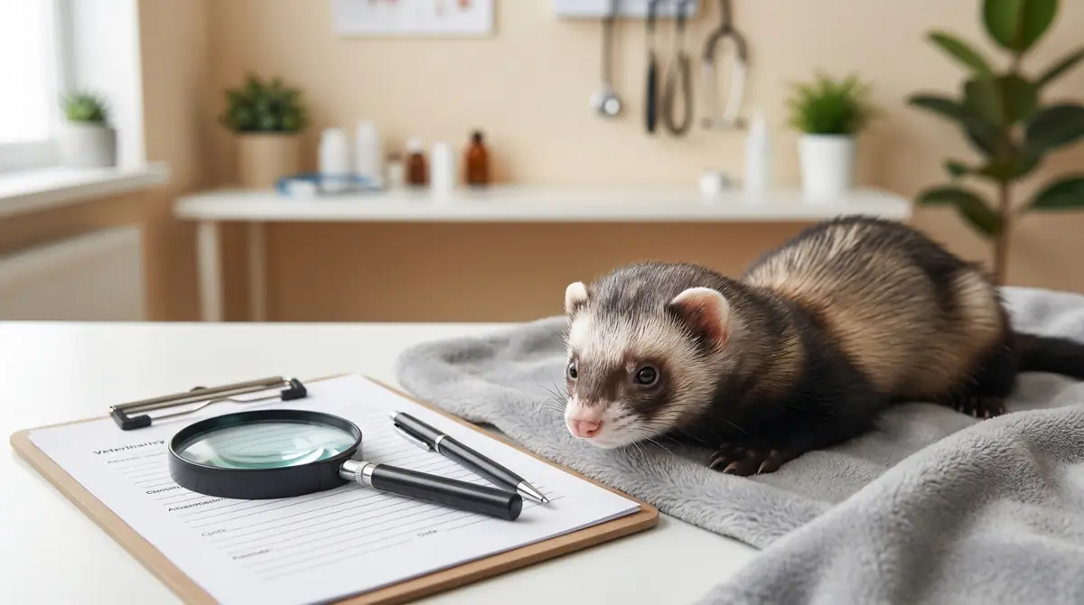 見逃さないで!フェレットのリンパ腫の症状チェックリスト