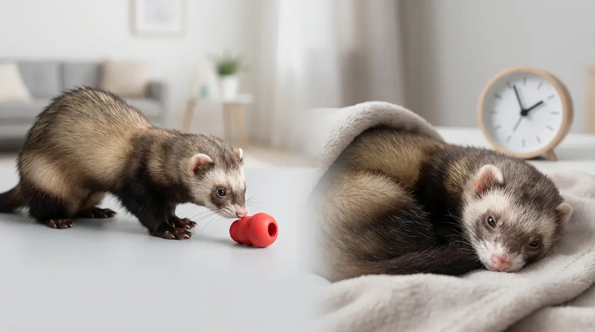 フェレットの異物誤飲で現れる症状【時間経過別】