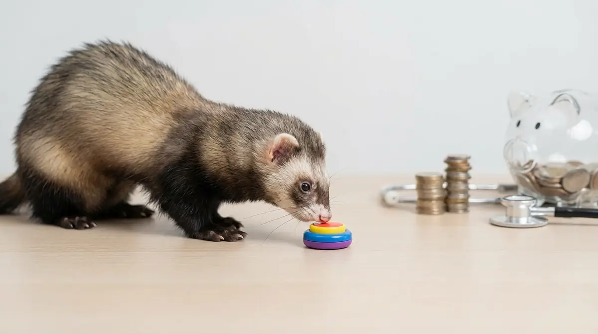 フェレットの異物誤飲にかかる治療費の目安