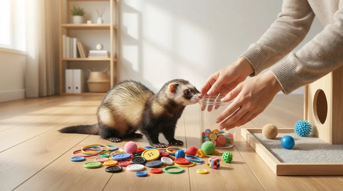 フェレットの異物誤飲を防ぐ5つの対策
