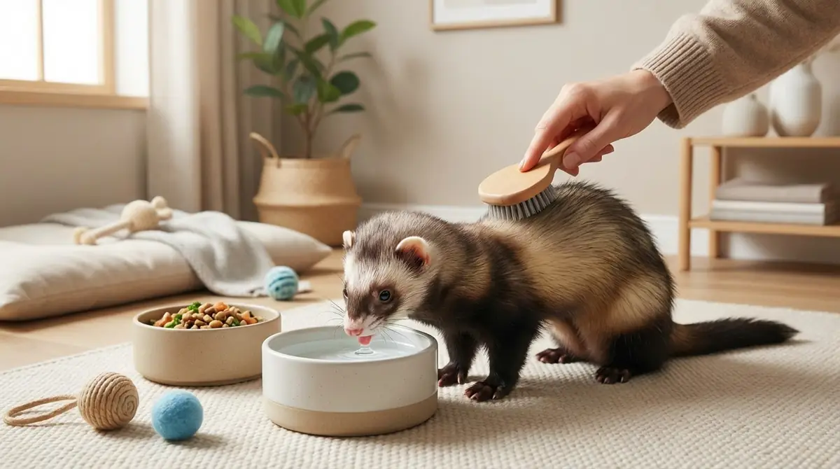 フェレットの嘔吐を予防する5つの日常ケア