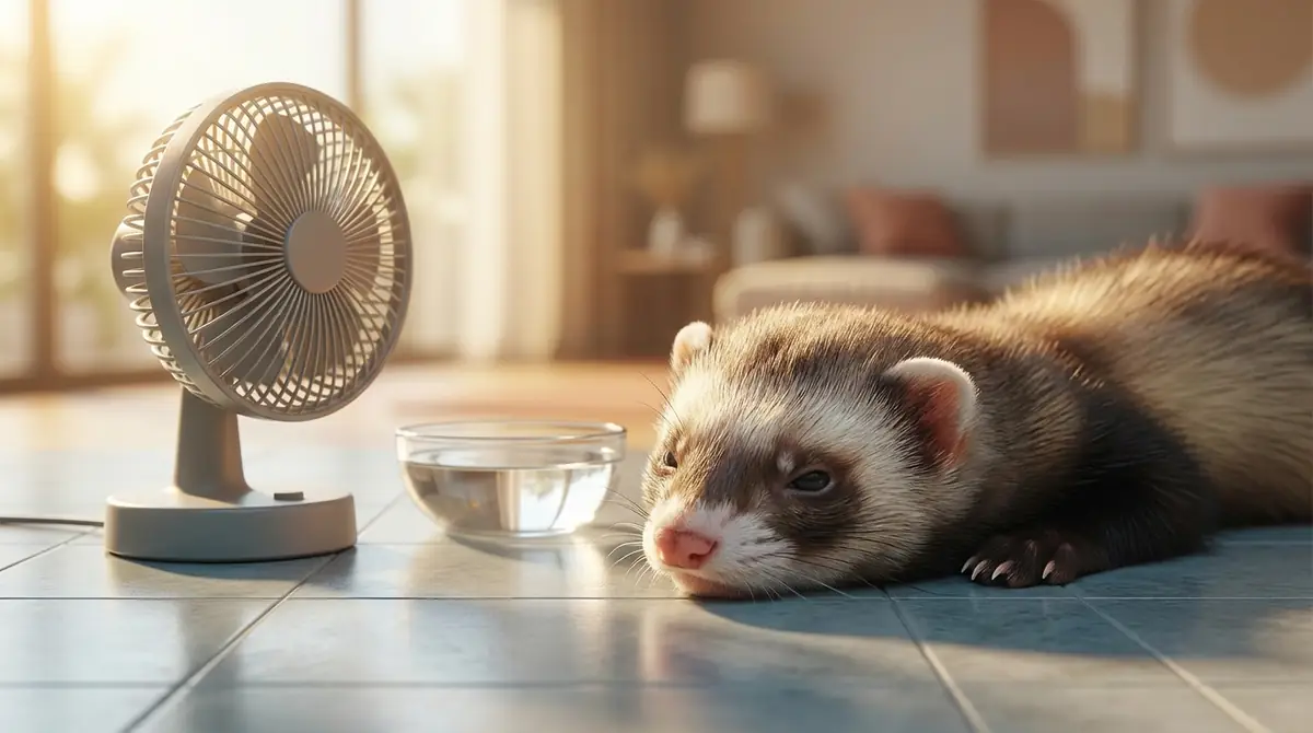 フェレットが熱中症になりやすい理由とは