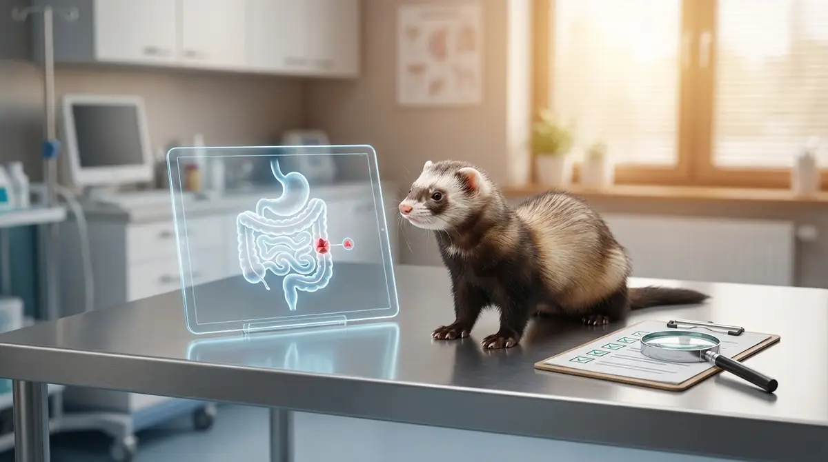 フェレットの腸閉塞を疑う症状チェックリスト【早期発見が命を救う】