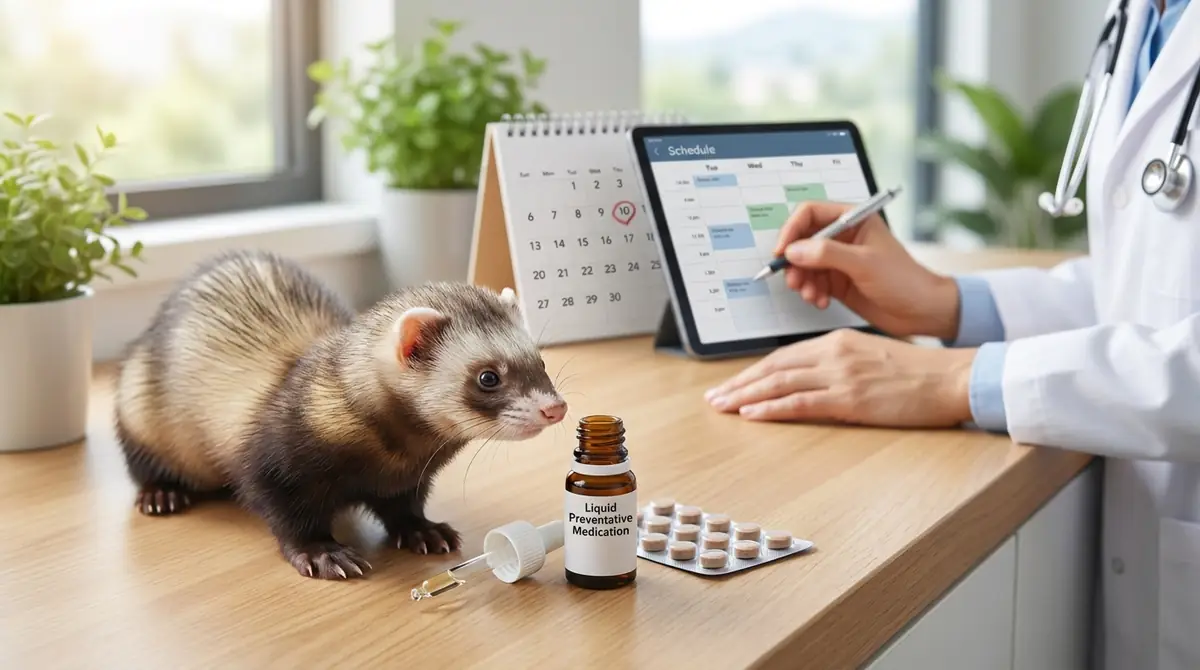 フェレットのフィラリア予防方法｜薬の種類と投与スケジュール