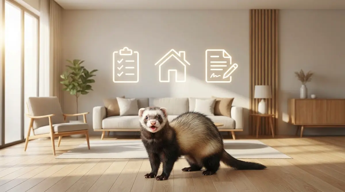 【結論】フェレットは許可不要で飼える｜ただし確認すべき3つの条件