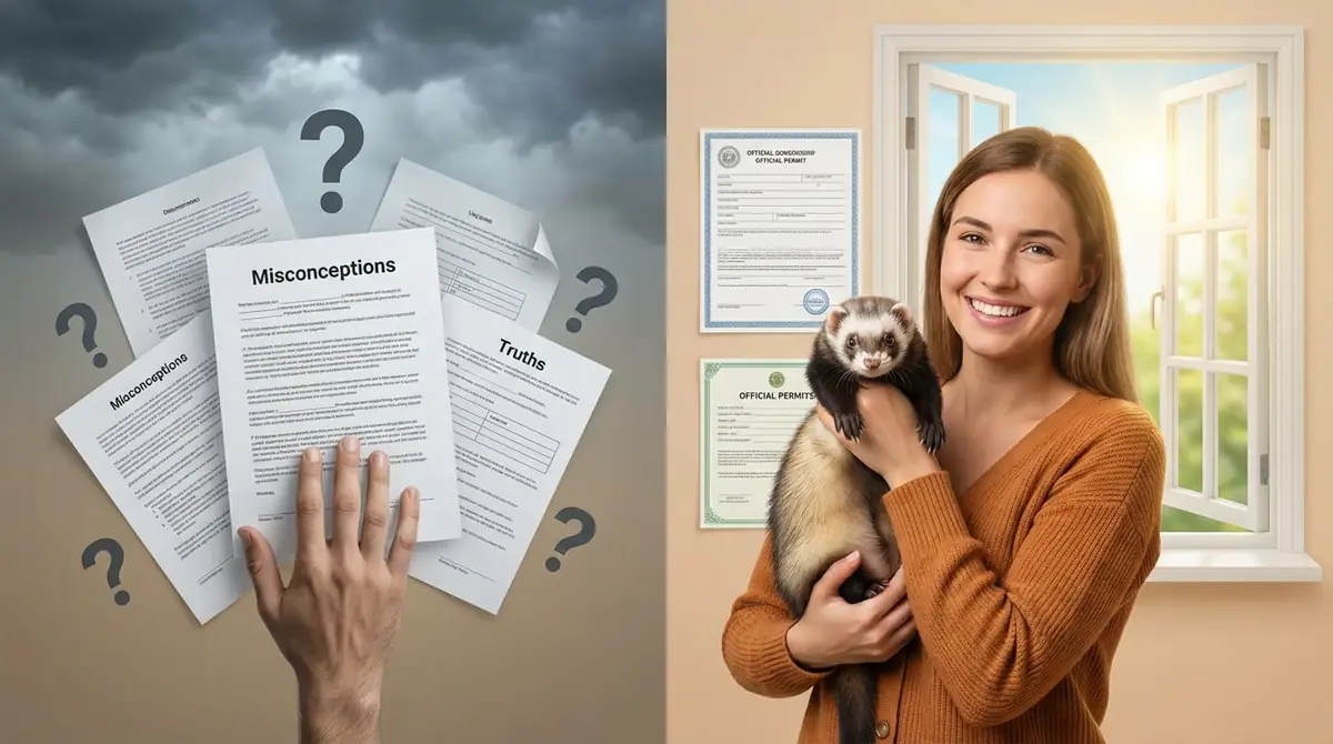 フェレットの飼育許可に関するよくある誤解と真実