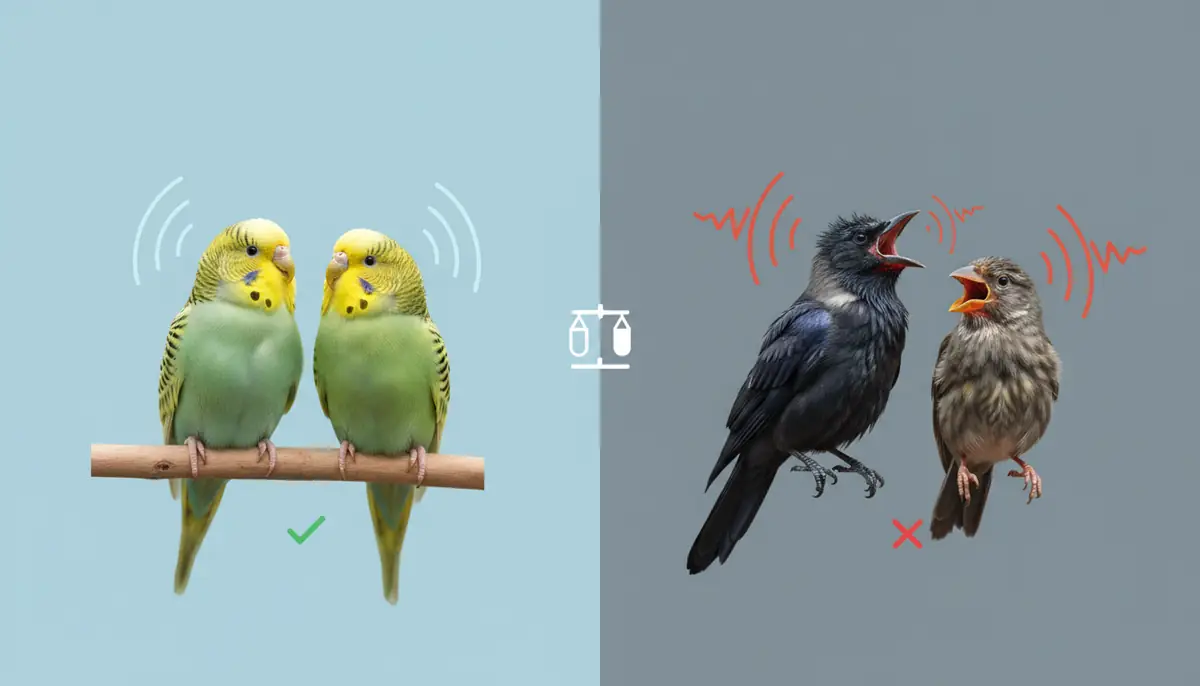 正常な鳴き声と異常な鳴き声の見分け方【比較表付き】