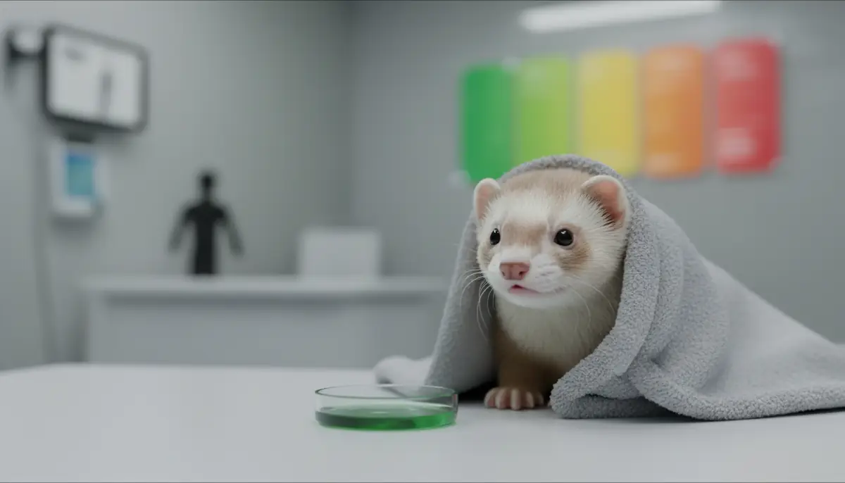 今すぐ確認|フェレットの下痢で病院に行くべき?緊急度チェック