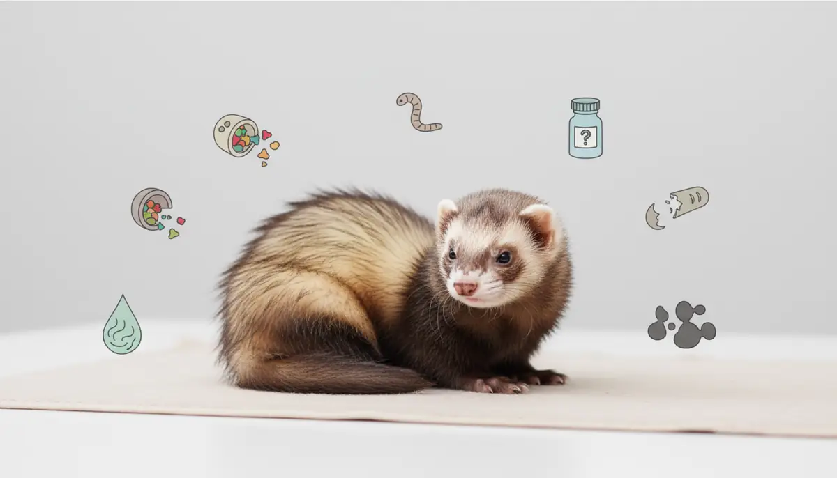フェレットが下痢をする7つの原因