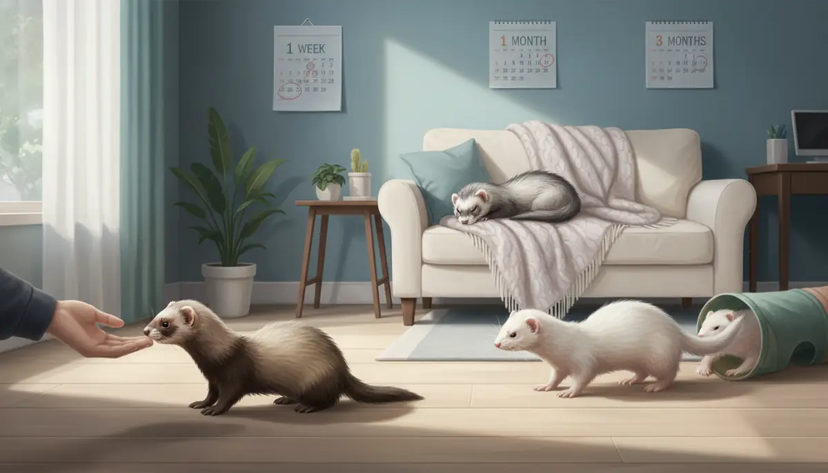 フェレットがなつくまでの期間は？【1週間〜3ヶ月が目安】