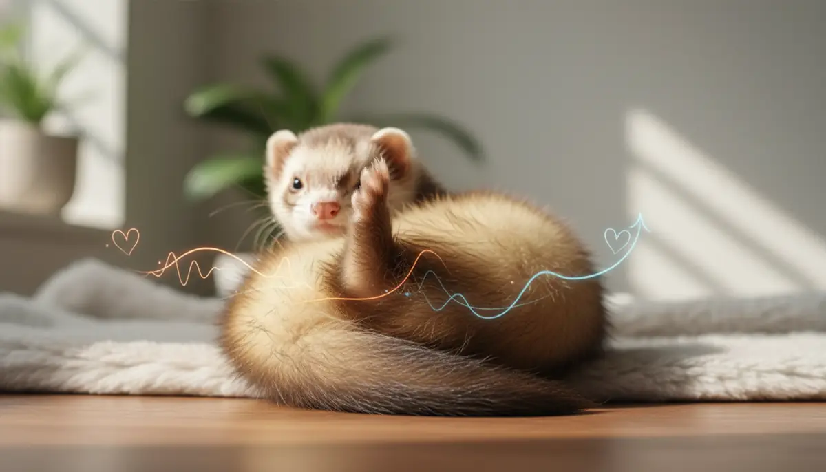 フェレットのしっぽは感情と健康を映すバロメーター