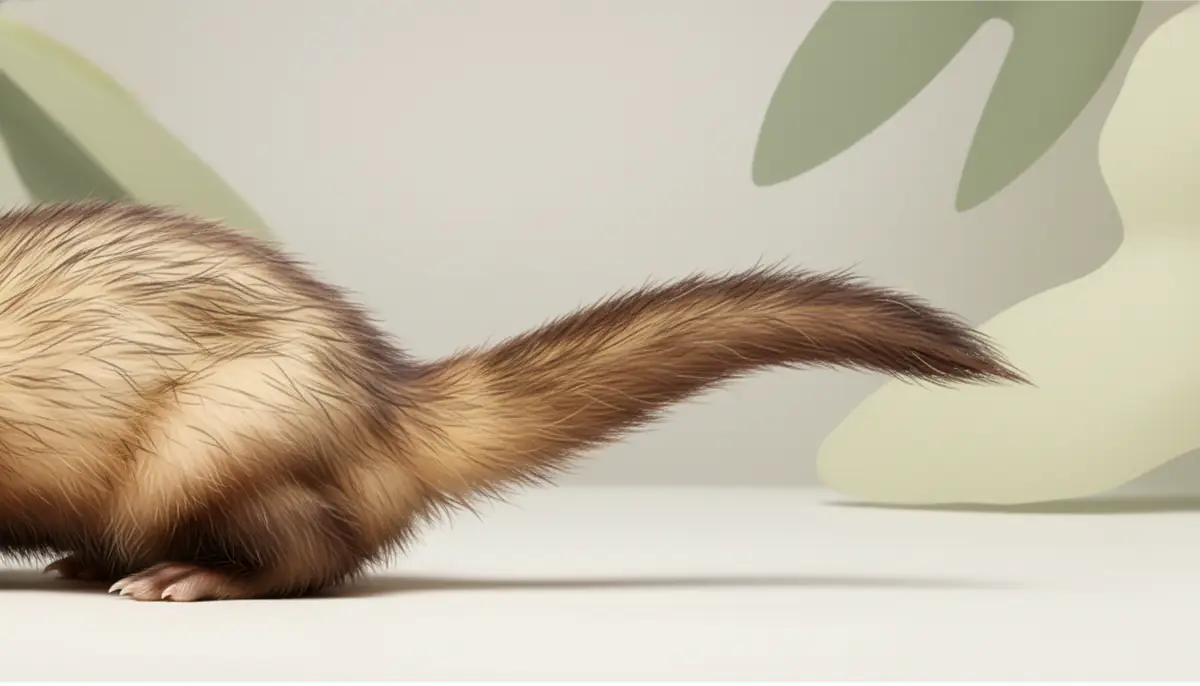 フェレットのしっぽの正常な長さ・太さ・毛並みの目安